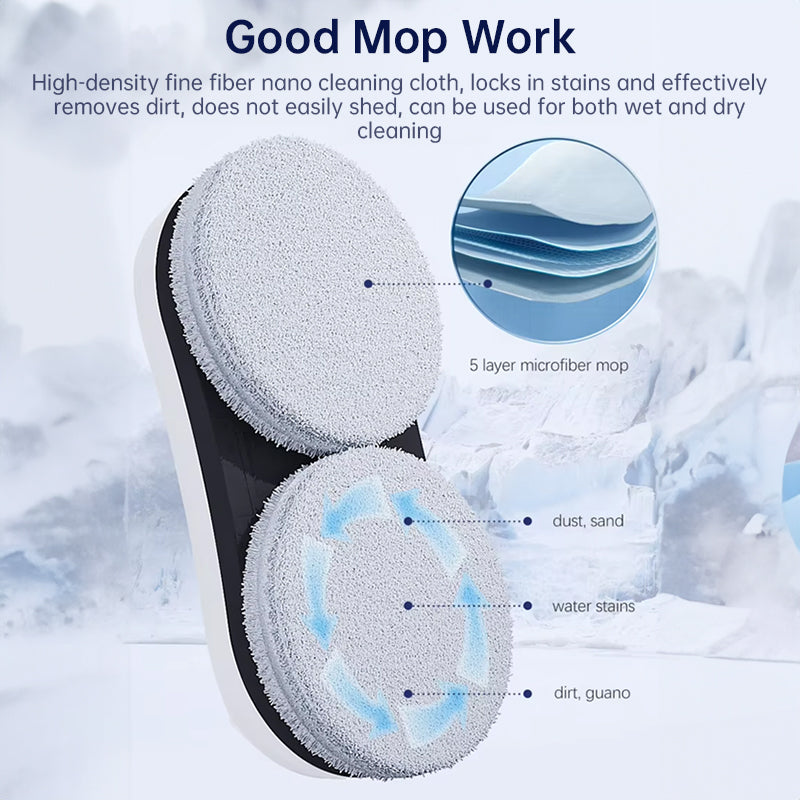 5600Pa Smart Window Cleaning Robot   Auto-Guided, Remote-Controlled Glass Cleaner for Home Use