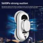 5600Pa Smart Window Cleaning Robot   Auto-Guided, Remote-Controlled Glass Cleaner for Home Use