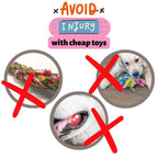 3-in-1 Bundle Enrichment Tube for Dogs - Tug Toy, Treat Dispenser & Snuffle Ball