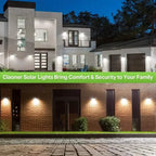 126 LED Solar Outdoor Lights Cold White Motion Sensor 270° Wide Angle Lighting Security Solar Powered Flood Lights