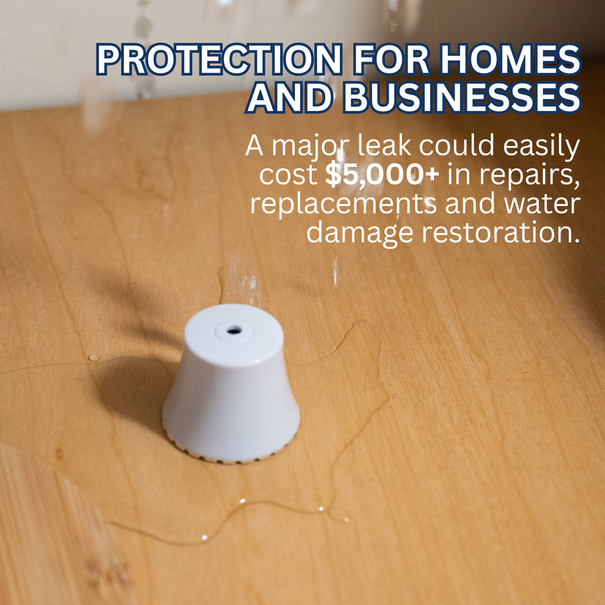 Flood Buzz® Small Multi-Purpose Water Leak Alarm - 6 & 12 Packs