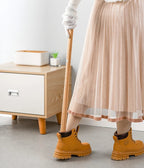 Extra Long Handle Shoe Horn Ergonomic Shoe Helper for Easy On Shoes