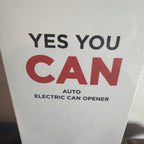 Kitchen Mama Yes You Can One-Touch Electric Can Opener, White