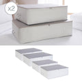 Ocean Home Storage Containers - Durable Polypropylene Underbed Storage Solutions for Clothes and Household Items