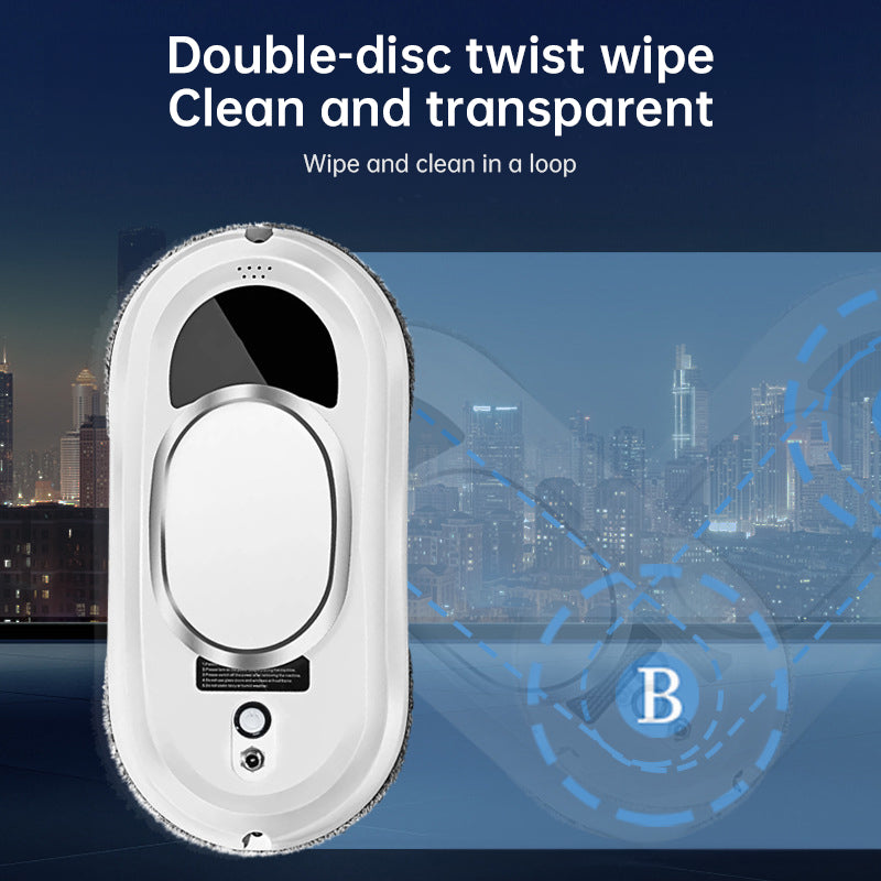 5600Pa Smart Window Cleaning Robot   Auto-Guided, Remote-Controlled Glass Cleaner for Home Use