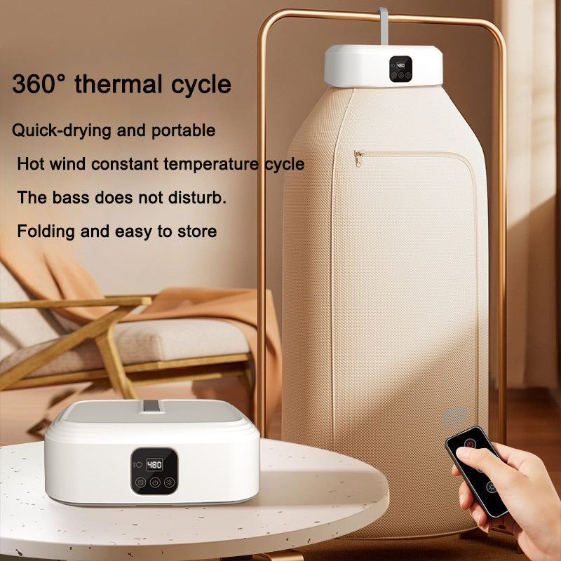 Home clothes dryer intelligent convenient fast drying small foldable storage baby clothes disinfection and drying machine