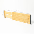 Bamboo Expandable Drawer Dividers – Natural