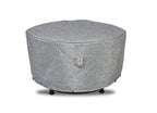 Premium Heavy-Duty Round Fire Table Cover, Platinum Series, 36.5'Dia'x25''H