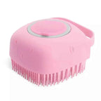 2-in-1 Pet Bath Brush – Soft Silicone Dog Cat Grooming & Massage Comb