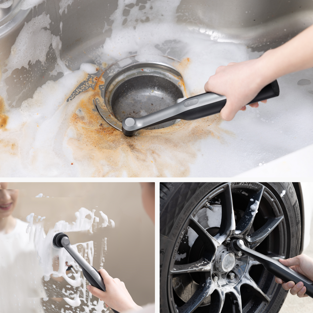 HOTO Wand™ Cordless Spin Scrubber