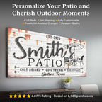 Family Patio Sign