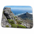 Dish Drying Mat - Africa, South Africa, Cape Town. Sky lift on Table Mountain. mountains