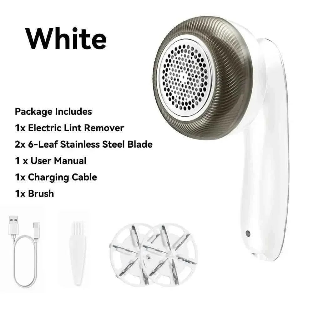 Rechargeable Electric Lint Fabric Shaver Remover With Digital Display