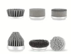 🧽 Rechargeable Electric Cleaning Brush – Cordless Spin Scrubber with Replaceable Brush Heads for Bathroom, Kitchen, and Multi-Surface Cleaning
