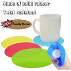 1pc Silicone Jar Opener Pad! Multicolor Reusable Grip Aid for Seniors – Easy Kitchen Tool & Gift Idea