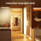 Rechargeable Motion Sensor LED Under Cabinet Light | Dimmable Night Light for Closet Stairs Aisle