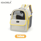 KEMORELA Pet Backpack for Cats And Dogs Large Outdoor Transparent Capsule Breathable Carrying Bag Pet Supplies