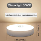 Magnetic Night Light with Motion Sensor | Rechargeable LED Lamp for Closet