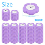 Toilet Wand Kit Wall Mounted Toilet Brush Set with 24 Replacement Brush Heads 360° Bathroom Effective Cleaning Tool for Home