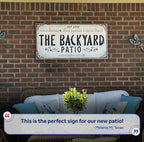 Family Patio Sign