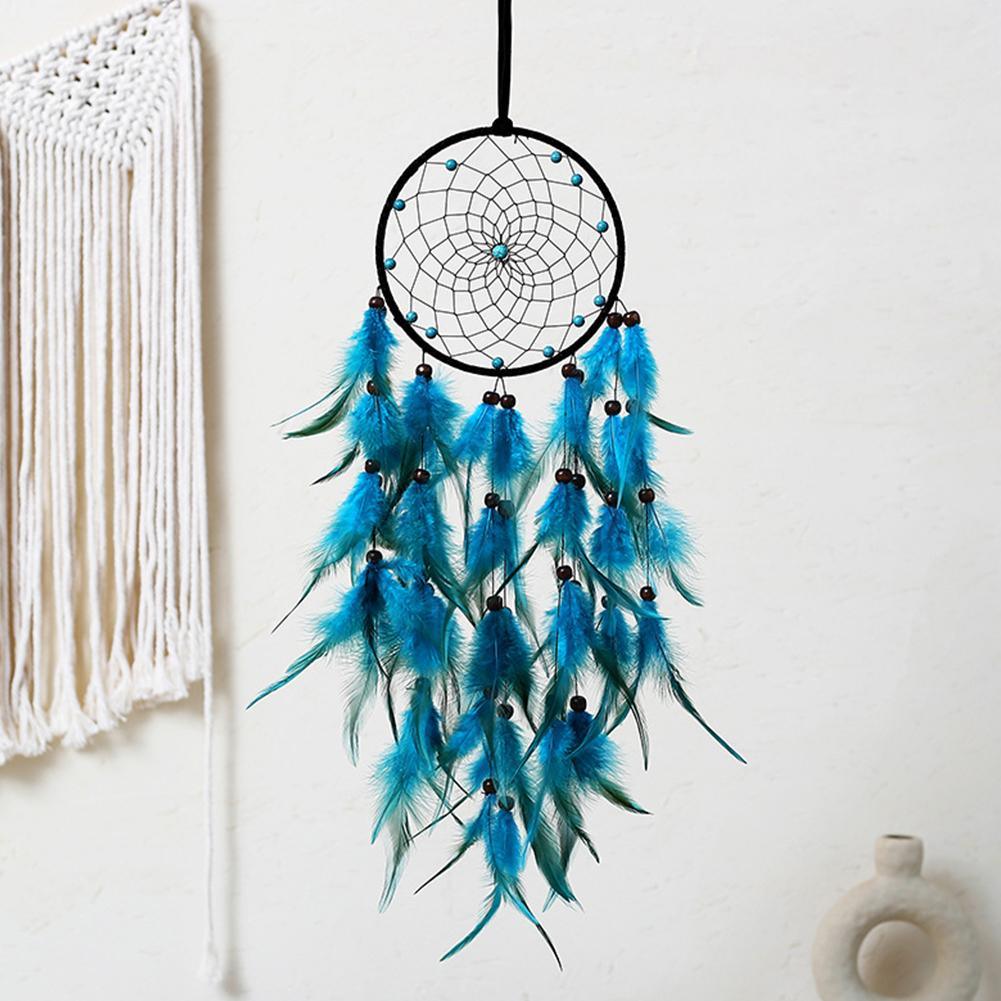 Boho Dream Catcher For Bedroom Feather Pendant National Handmade Beautiful Dream Catcher Wall Hanging Decoration Gift For Girls Room Party Wedding Girls Kids Nursery Bedroom Wall Decor Festival Gift