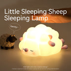 Cute Silicone Night Lights Sheep Cartoon Bedroom Lamp For Children's Room Decor Rechargeable Timing Dimming Sleep Night Light