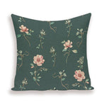 Decorative Plant Flower Throw Pillow Cover Soft Linen Cushion Cover For Living Room Couch Sofa Patio Outdoor Home Decor  Decorative Plant Flower Throw Pillow Covers For Couch Sofa Bed Modern Quality Design Cushion Cover 45x45cm