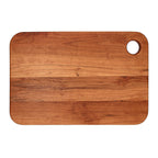 Large Wood Cutting Board With Thumb Hole and Juice Groove 18x12 Inches, Wood Cheese Board, Wooden Chopping Board, 100% Made in the USA