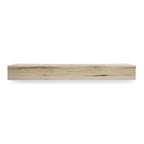 Farmhouse Poplar Wood Floating Fireplace Mantel