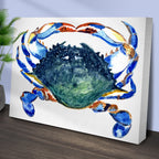 Crab Art Watercolor Canvas Wall Art
